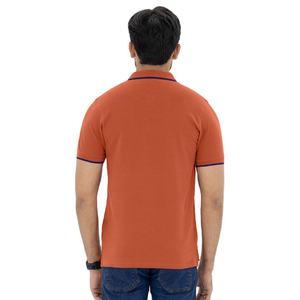 T-shirt décontracté en coton pour homme à deux boutons – Vêtement de mode - Product Image 4