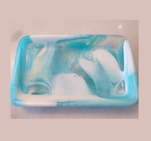 Bandeja de Servicio de Resina Hecha a Mano con Acabado de Lujo, Ecológica y Duradera para Decoración del Hogar de Primera Calidad y Artículos Esenciales para Servir con Elegancia - Product Image 3