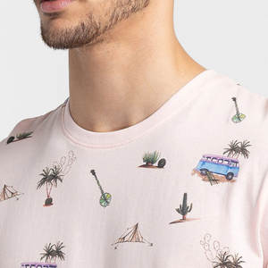 เสื้อยืดผู้ชายผ้าฝ้าย 100% ทรงปกติ พิมพ์ลายโลโก้ตามสั่ง ผ้าฝ้าย 100% 250GSM เสื้อยืดผู้ชายแบบสวมหัว พิมพ์โลโก้ - Product Image 6