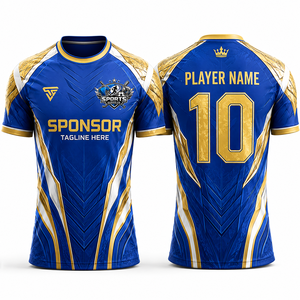 Camiseta de Fútbol Profesional Premium de Doble Tejido de Poliéster, Suave, de Secado Rápido, con Gestión de la Humedad, para Rendimiento Atlético - Product Image 1