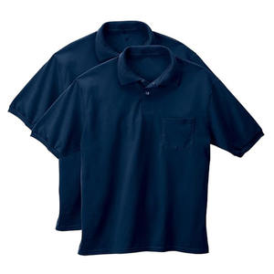 Polo de hombre tejido en tela 100% algodón 220g, manga corta, impresión de logotipo personalizado por transferencia térmica en la parte delantera, polo transpirable para hombre - Product Image 3