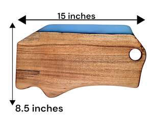 Durable and Stylish Resin Wooden Chopping Board for Precise Chopping Slicing and Dicing of Vegetables Fruits and Meats - Product Image 2