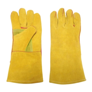 Gants de soudage en cuir de vachette de qualité supérieure, gants de travail robustes pour soudeurs industriels, protection des mains pour travaux lourds - Product Image 3