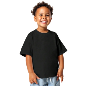 T-shirt ample en coton pour garçons, imprimé motif carton, couleur blanche, coupe décontractée, vêtements pour enfants - Product Image 2