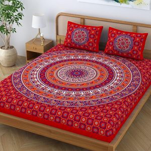 High Quality Bohemian Mandala Tapestry Duvet Cover Set Quilt Cover & Bedspread with 2 Pillow Cases Decorative Art for Hotel Use - Product Image 5