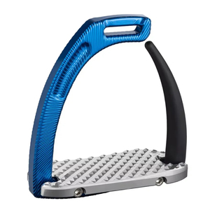 Étriers d'équitation en aluminium de qualité supérieure, paire, pour usage équestre, antidérapants, avec protection de la cheville, équipement de sécurité - Product Image 5