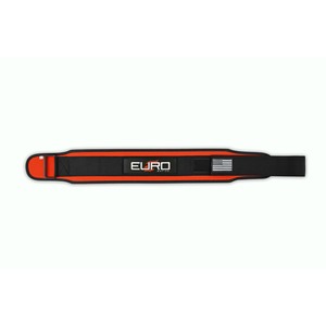 EURO SKT CO. Ceinture de musculation noire et orange, réglable, respirante, soutien lombaire pour l'entraînement en force, fermeture à boucle unisexe - Product Image 4