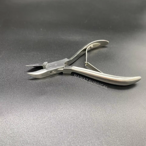 Coupe-ongles en acier inoxydable de 12 cm avec double ressort, coupe-cuticules incurvé pour manucure et pédicure, instruments de podologie - Product Image 1