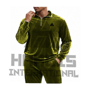 Haadis International OEM Chándal de Terciopelo Transpirable Ecológico para Hombre, Tallas Grandes, Estilo Urbano, Cierre de Cremallera, Largo hasta la Rodilla - Product Image 6