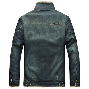 Vintage Acid Wash Distressed <b>Denim</b> Jackets for Men Patchwork Streetwear Style Sun-Faded Fashion <b>Denim</b> <b>coat</b> for men Men's Jackets - Product Image 2