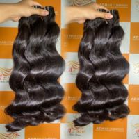 100% cabello ondulado de cuerpo virgen crudo en paquete, cabello ondulado vietnamita, extensiones de cabello humano rizado para mujeres negras