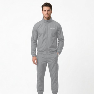 Men Windbreaker Set Custom Pattern Sublimation Printing Lightweight Jacket Pants Sportswear Clothing Factory - Product Image 2