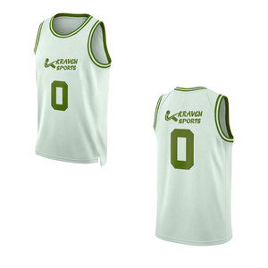 Maillot de basketball de haute qualité, personnalisé avec col en V, maillot de basketball imprimé par sublimation sur mesure - Product Image 3