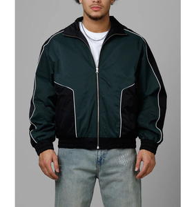 Customized Sportswear <b>Lightweight</b> Nylon <b>Jacket</b> Zippered Windproof Casual Running Windbreaker <b>Jacket</b> - Product Image 6
