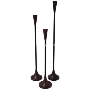 Candelabro de latón antiguo y moderno, candelabro de Metal hecho a mano para decoración del hogar y bodas, forma cónica - Product Image 2