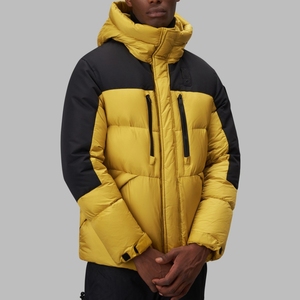 เสื้อแจ็คเก็ตพัฟเฟอร์ลำลองสำหรับผู้ชายสำหรับฤดูหนาว มีฮู้ด สีพื้น ปิดด้วยซิป ไซส์ใหญ่ เสื้อโค้ทอุ่นสำหรับกิจกรรมกลางแจ้ง CP-MPJ-05 - Product Image 6