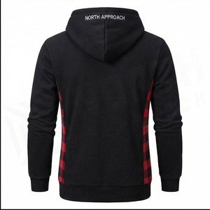 Hoodie surdimensionné élégant pour homme, design vintage délavé avec poche avant, confortable, personnalisable pour l'hiver. - Product Image 2