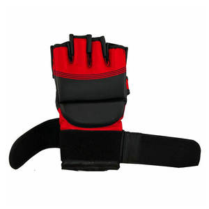 Professional Boxing MMA <b>Gloves</b> OEM Custom Leather <b>Moisture</b> Wicking Adjustable Hook Loop Closure Unisex Training <b>Gloves</b> - Product Image 6