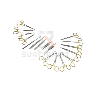 ชุดเครื่องมือผ่าตัดสัตว์แบบสเตนเลสสตีลชุบทอง TC สำหรับทำหมัน ยี่ห้อ Blush Surgical ได้รับการรับรองมาตรฐาน CE ระดับ Class I - Product Image 2