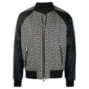 Otoño invierno logotipo personalizado OEM chaqueta de los hombres de nylon acolchado forro a prueba de viento impermeable hombres chaqueta bomber - Product Image 1