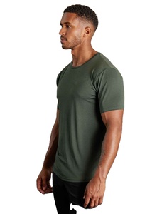 Camiseta Oversize de Algodón 100% Pesado de Lujo para Hombre, Cuello Mock, de Alta Calidad, Venta al por Mayor Personalizada - Product Image 5