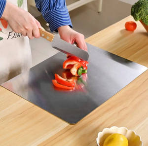 Premium Quality Stainless Steel Cutting Board Decorative <b>Table</b> <b>Protector</b> Attractive Steel chopping block - Product Image 5