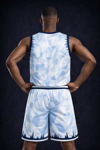 Ensemble de maillots de basket-ball personnalisés en sublimation, séchage rapide, pour équipes de basket-ball - Product Image 3