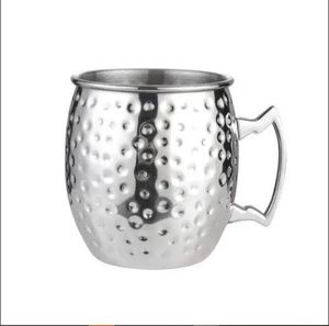 Best Selling Christmas Moscow Mule Hammered Mug Stainless Steel Beer Mug With Brass Handle Premium Design Hand Grip Handle Mug - Product Image 3
