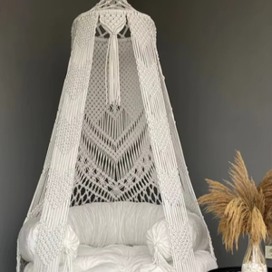 White Cotton Macrame <b>Swing</b>, Hanging Chair, Hängesessel, <b>Swing</b> Chair, Macrame Rocking <b>Swing</b> Chair, hanging chair indoor, chair - Product Image 1