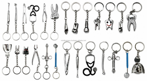 Porte-clés mini-turbine dentaire en acier inoxydable allemand, durable, haute vitesse, instrument de dentiste, usage clinique, promotionnel - Product Image 5