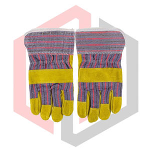 Gants de travail en cuir avec paume en cuir, antistatiques, sans silicone, pour le jardinage – Doux, flexibles, respirants, durables et confortables - Product Image 2