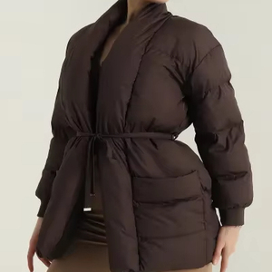 Abrigos Suaves para Mujer, Chaqueta de Invierno Ajustada a la Moda, Chaqueta Acolchada Personalizada, Abrigos para Mujer de Talla Grande - Product Image 1