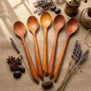ช้อนไม้, ช้อนทำอาหารทำมือ, อุปกรณ์ครัว, ของขวัญขึ้นบ้านใหม่ - Product Image 4
