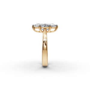 Bague en diamant de laboratoire taille marquise 2 TCW, bijoux élégants et luxueux - Product Image 3
