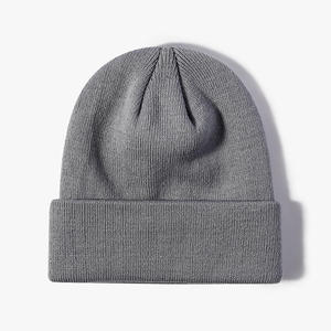 Men Knit Beanie Hat Soft Stretch Warm <b>Winter</b> <b>Cap</b> Breathable Comfortable Skull <b>Cap</b> for Outdoor Casual Daily Wear - Product Image 1