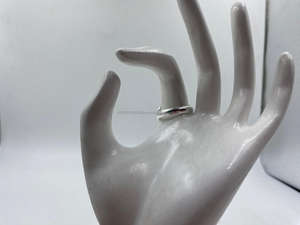 Anillo de racimo de plata auténtica 92,5 para él o ella, plata pura hecha a mano con brillo de larga duración y aspecto clásico - Product Image 2