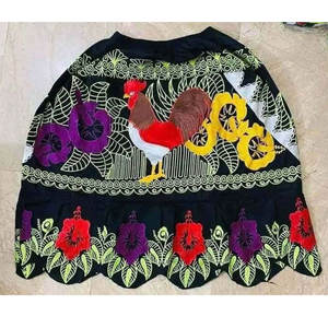 Faldas Largas Casuales de Algodón de Alta Calidad para Mujer, Diseño 2026, Estilo Hawaiano con Bordado, Fabricadas en Pakistán, Precio Competitivo - Product Image 6