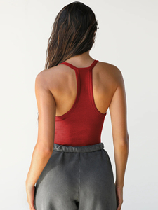 Aoyema Débardeur Homme Personnalisé d'Été Sans Manches Basique Col Rond pour Course, Gym, Fitness, Musculation, Style Stringer et Dos Nageur Décontracté - Product Image 5