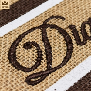 Sac de plage en jute naturel laminé, sac de voyage, 56x40x15 cm, logo personnalisé, vente en gros, OEM, marque privée, commande en gros, modèle SS373 - Product Image 4