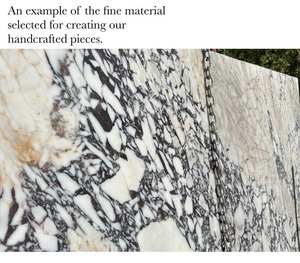 Tabla de Cortar Rectangular de Mármol Ecológico Color Negro Grisáceo con Asa para Cortar Verduras y Queso, Utensilios de Cocina - Product Image 3