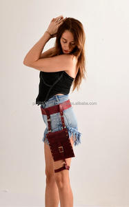 Sac de jambe en cuir-Sac de cavalier en cuir-Sac de hanche-Cuisse-Sac de jambe de motard - Product Image 2