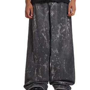 Pantalon de jogging cargo oversize pour homme, multipoches, en molleton, streetwear, baggy, en coton, avec logo personnalisé - Product Image 1