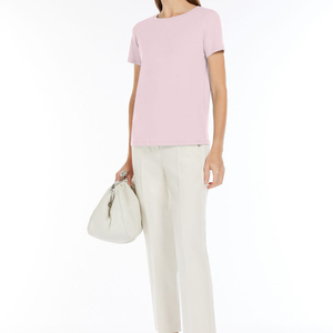 Nueva Camiseta Oversize de Algodón con Cuello Redondo para Mujer, Manga Corta, a la Moda, con Logo Sólido, Ropa de Primavera, Estilo Sencillo e Informal - Product Image 2