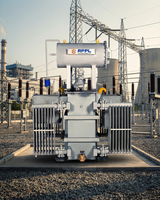 Transformateur de distribution de puissance triphasé à double tension 2500KVA 10/0.4KV pour champ pétrolier, enroulement 100% cuivre