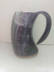 Bière en corne de boeuf de buffle Viking Vintage Horn Mug à collectionner pour la maison et l'hôtel du fournisseur indien - Product Image 6