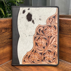 Carpeta de conferencias de negocios de cuero con cremallera de papel de longitud A4 multifunción, cuaderno de mesa de tiempo con ranura para tarjeta - Product Image 2