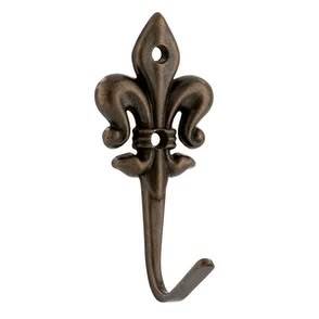Ornamental Brass <b>Wall</b> <b>Hooks</b> <b>Wall</b> Mounted Organizer For Jackets Umbrellas Scarves Elegant Home Décor - Product Image 1