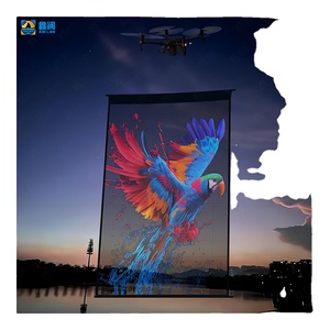 Pantalla LED de Malla Flexible para Elevadores de Centros Comerciales, Pantalla Publicitaria Enrollable Personalizada, Plegable, Transparente, IP65 - Product Image 1