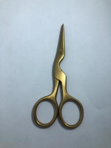 Ciseaux à broder fantaisie de haute qualité, couleur or titane, lames aiguisées, mini ciseaux à couture pour travaux manuels - Product Image 2