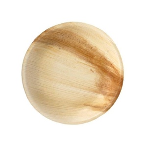 Platos Ecológicos y Duraderos para Catering, Platos Redondos de Hoja de Palma de 8 Pulgadas, Aptos para Microondas, Ideales para Aperitivos y Postres - Product Image 1
